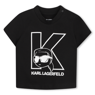 T-SHIRT AND BERMUDA SHORTS SET KARL LAGERFELD KIDS BOY