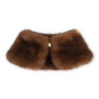 Fuzzy fleece collar CHLOE 
                    GIRL