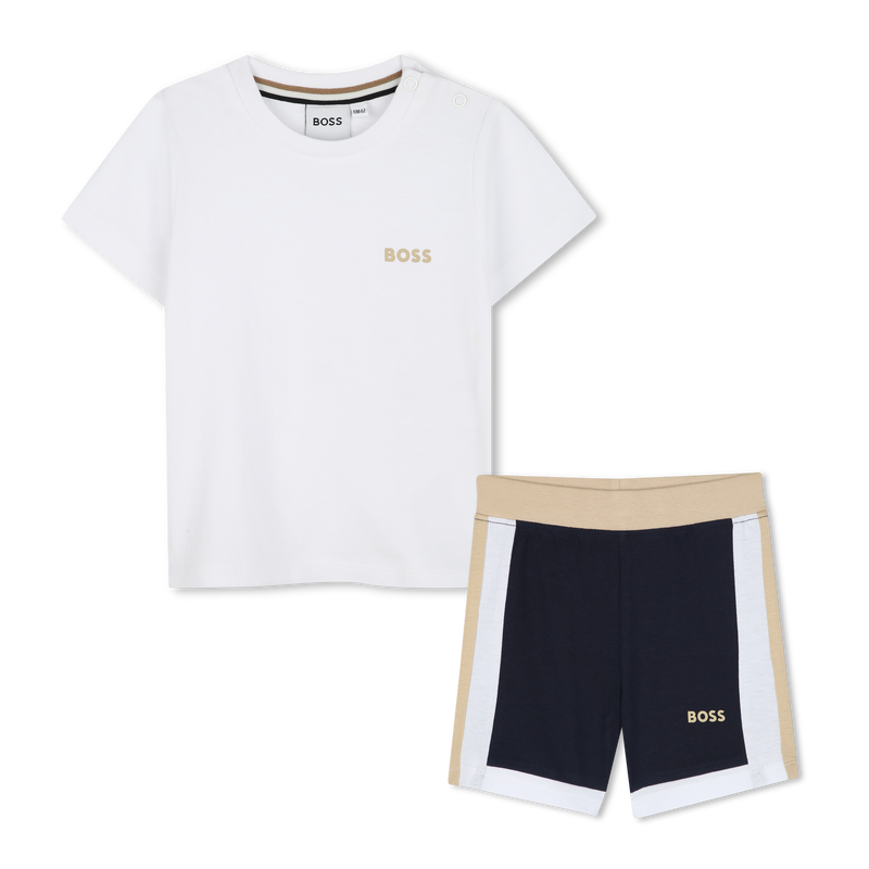 T-shirt and shorts set BOSS 
                        BOY
