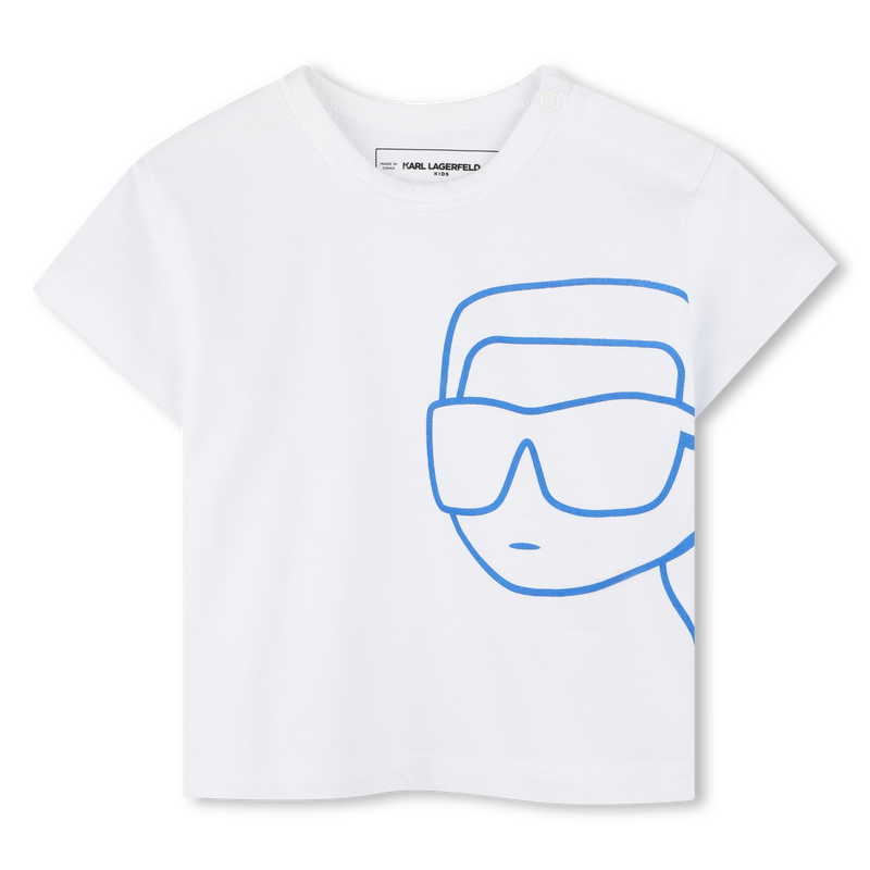Shorts and T-shirt set KARL LAGERFELD KIDS 
                        BOY