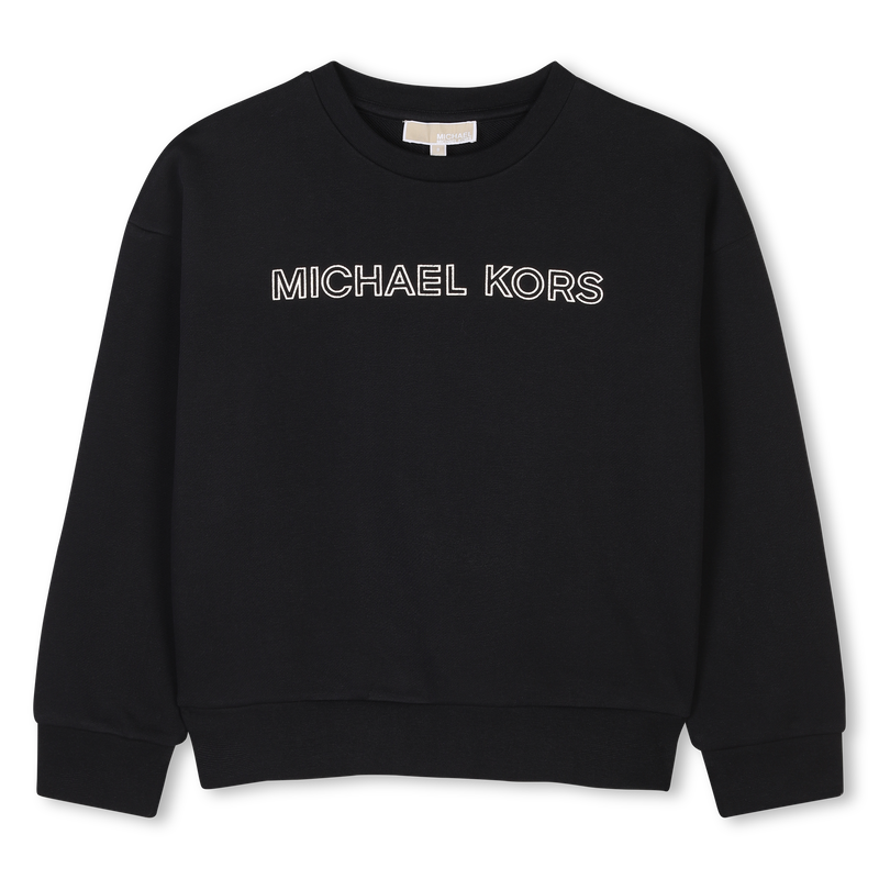 Cotton fleece sweatshirt MICHAEL KORS 
                        GIRL