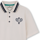 Short-sleeved polo shirt KIDS AROUND 
                    BOY