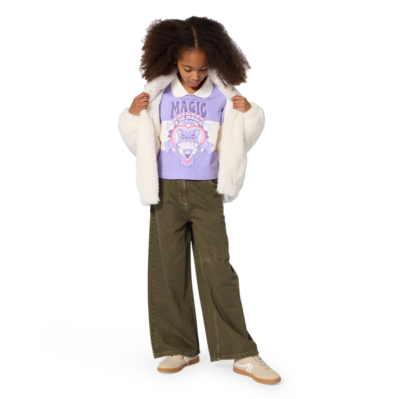 Fuzzy fleece jacket BILLIEBLUSH 
                        GIRL