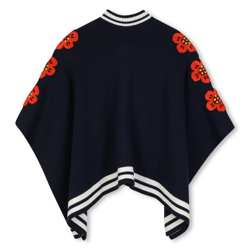 Knitted cape KENZO KIDS 
                        GIRL
