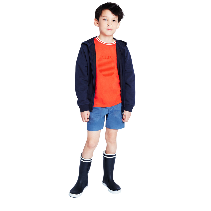 Cotton-rich Bermuda shorts