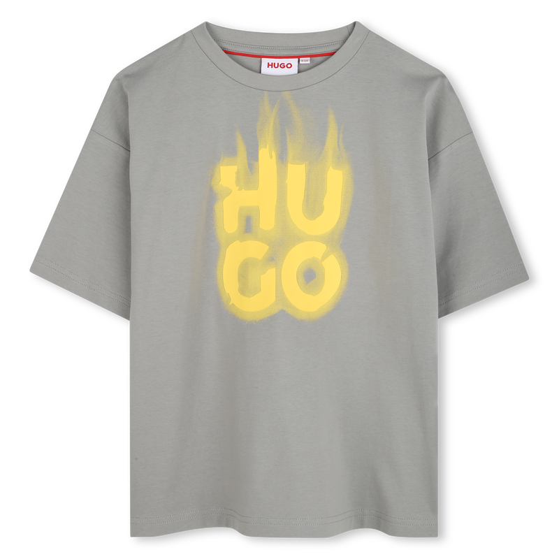 Short-sleeved cotton T-shirt HUGO 
                        BOY
