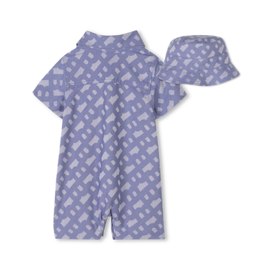Short romper and sun hat set BOSS BOY