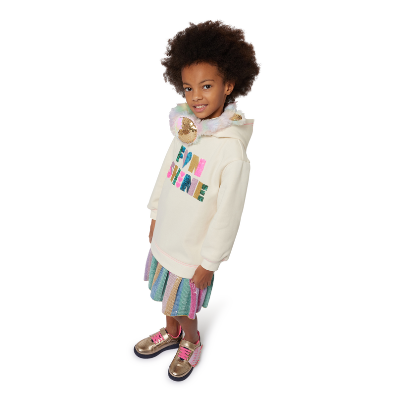 Novelty bi-material dress BILLIEBLUSH 
                        GIRL