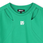 Short-sleeved cut-out T-shirt DKNY 
                    GIRL