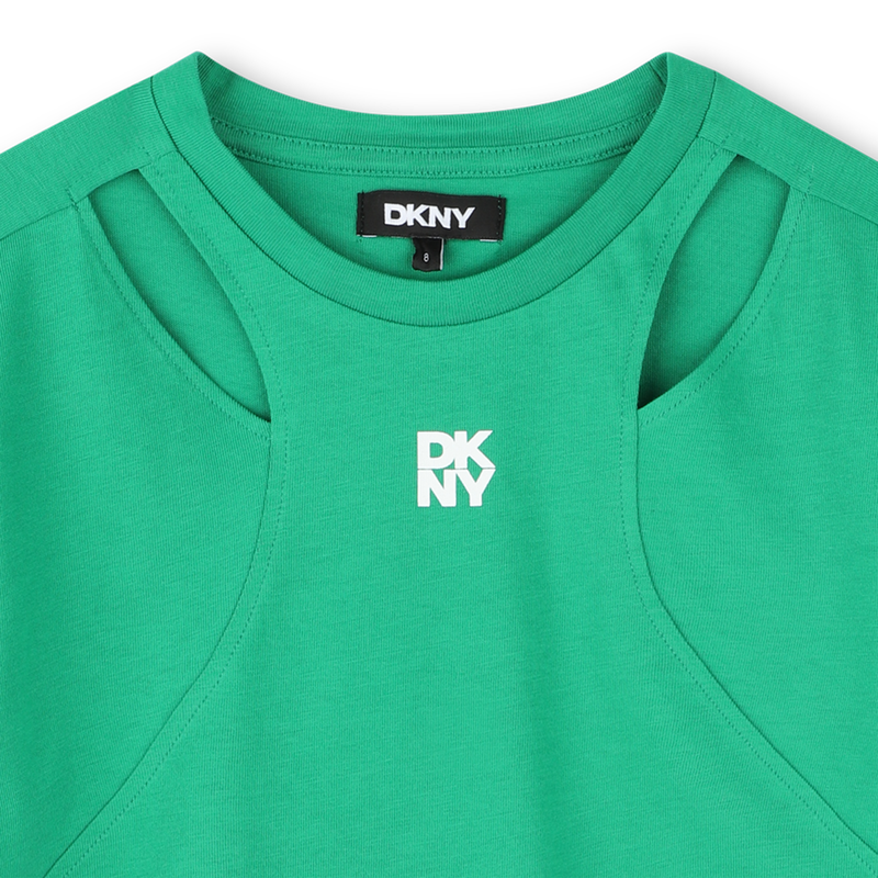 Short-sleeved cut-out T-shirt DKNY 
                        GIRL