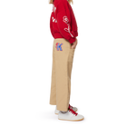 Flared cotton trousers KENZO KIDS 
                    GIRL