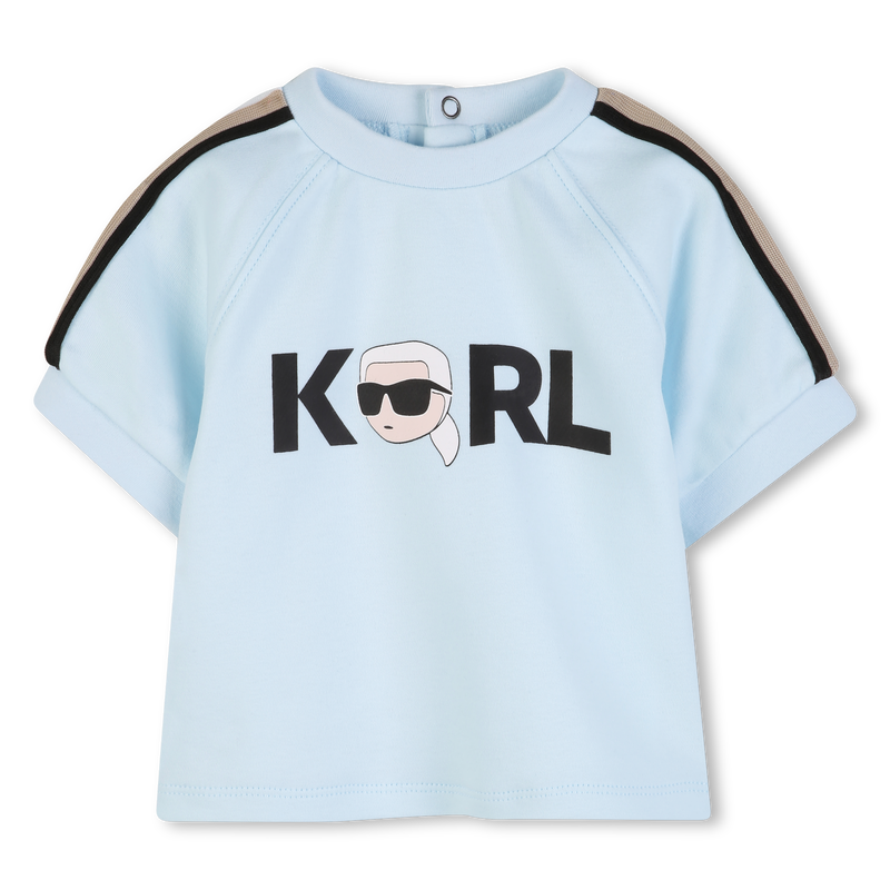 T-SHIRT AND SHORTS SET KARL LAGERFELD KIDS 
                        BOY
