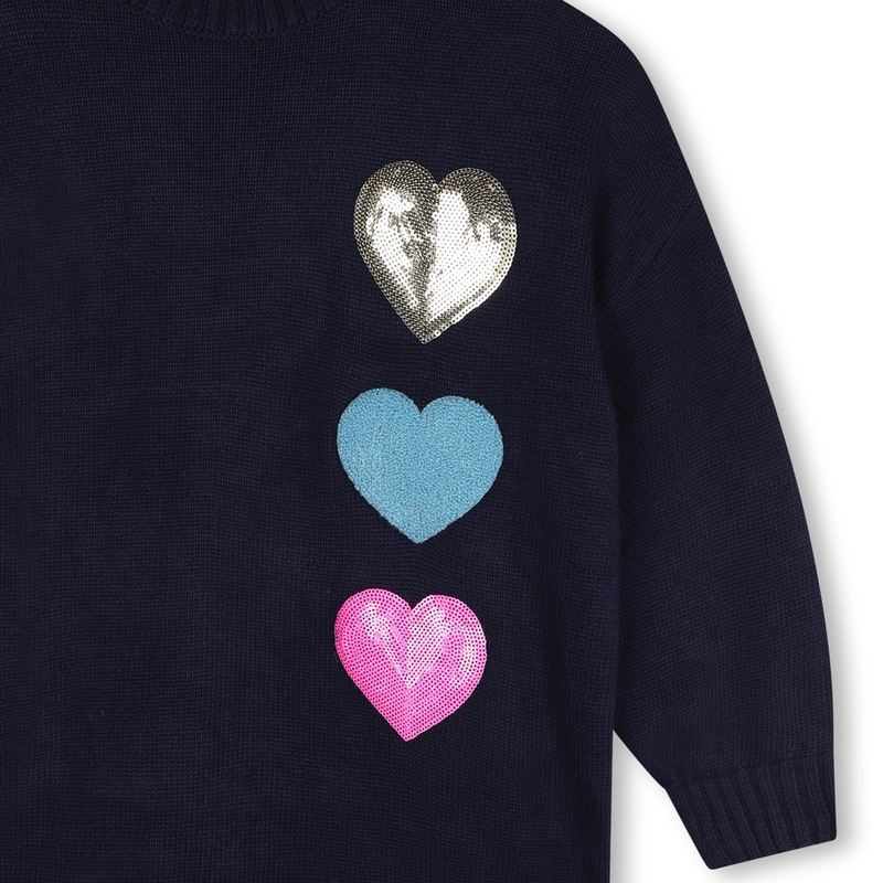 Knitted dress with sequins BILLIEBLUSH 
                        GIRL