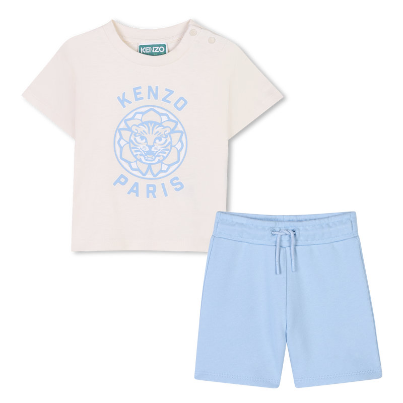 T-shirt and Bermuda shorts set KENZO KIDS 
                        BOY