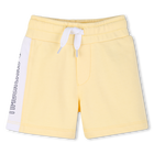Elasticated waist shorts, STRAW YELLOW, hi-res