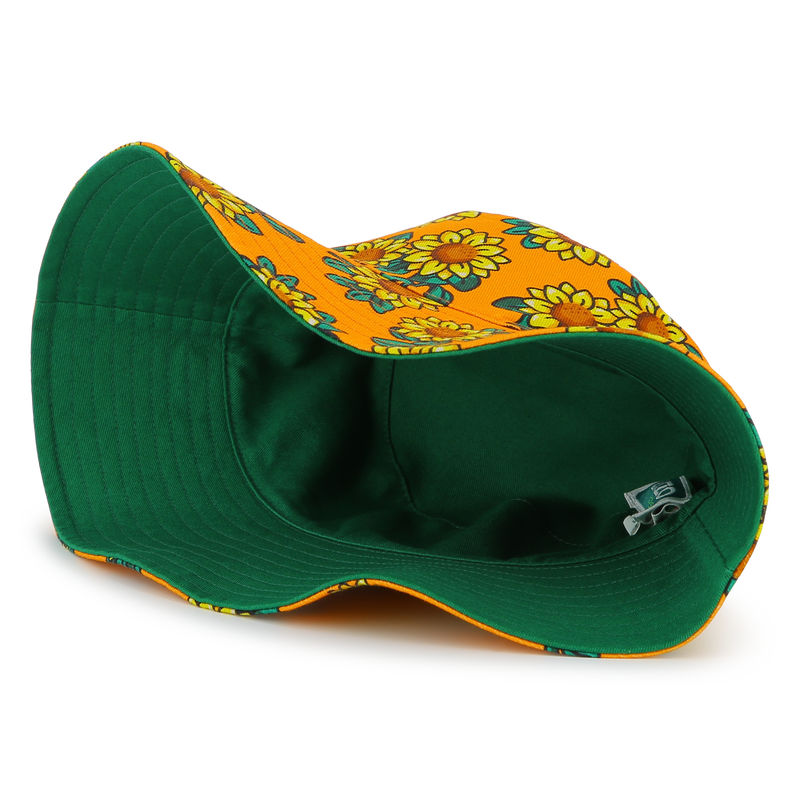 Reversible cotton bucket hat KENZO KIDS 
                        UNISEX