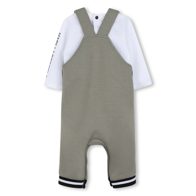 Dungaree and t-shirt set KARL LAGERFELD KIDS BOY