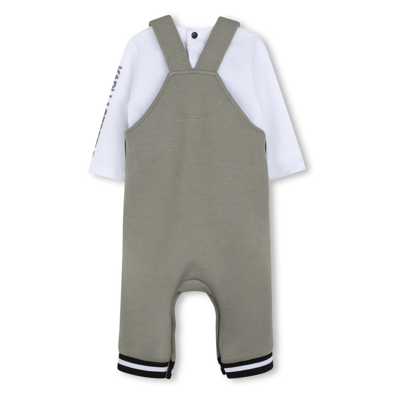 Dungaree and t-shirt set KARL LAGERFELD KIDS 
                        BOY