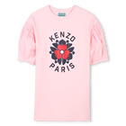 Straight puff-sleeved dress KENZO KIDS 
                    GIRL