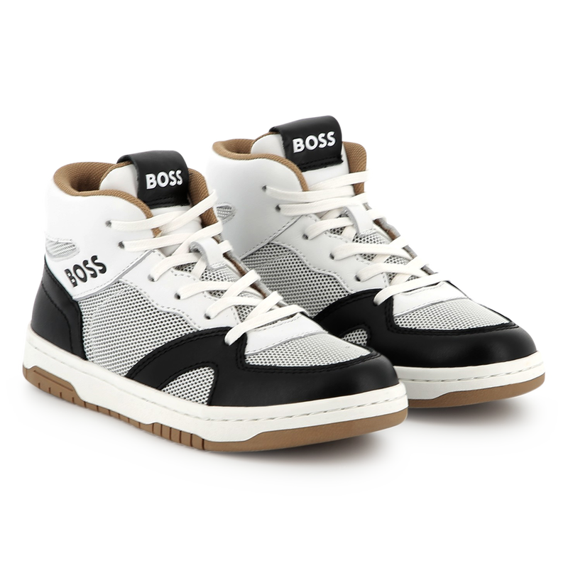 Hi-top lace-up trainers BOSS 
                        BOY