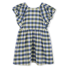 Chequered cotton dress KENZO KIDS 
                    GIRL