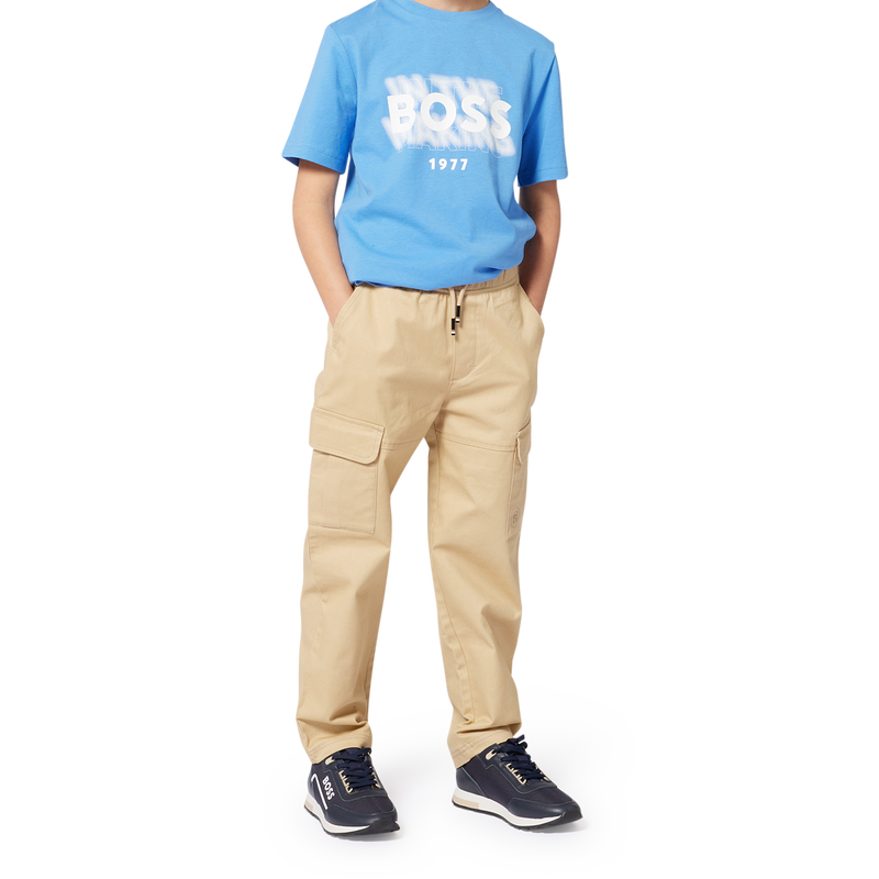 Twill trousers with pockets BOSS 
                        BOY