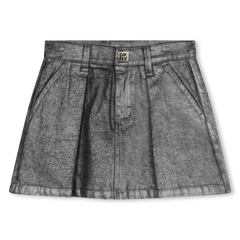 Cotton Denim Skirt DKNY 
                        GIRL