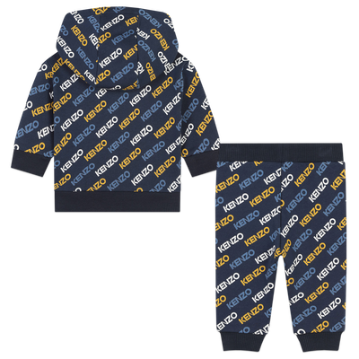 Hooded Cardigan & Trousers KENZO KIDS BOY