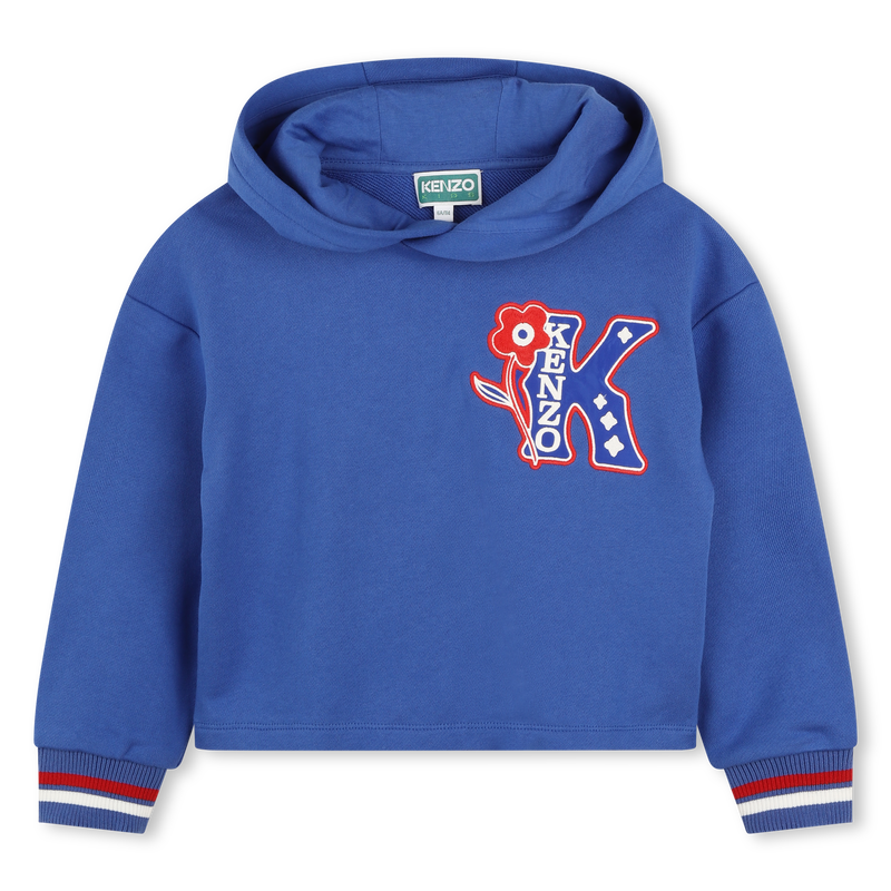 Embroidered hoodie KENZO KIDS 
                        GIRL