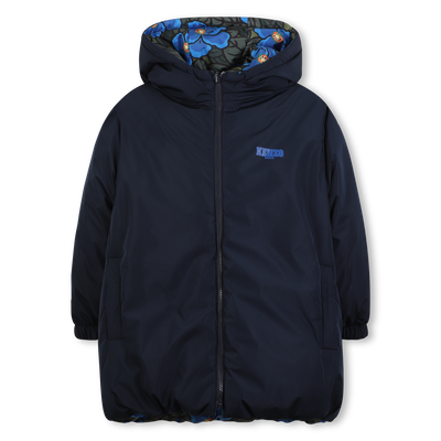 Reversible down jacket KENZO KIDS BOY