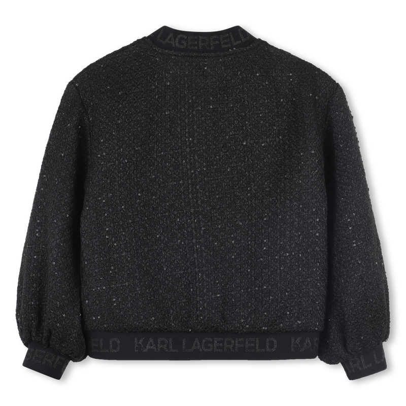 Polyester jacket KARL LAGERFELD KIDS 
                        GIRL