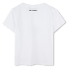 T-shirt with print KARL LAGERFELD KIDS 
                    GIRL