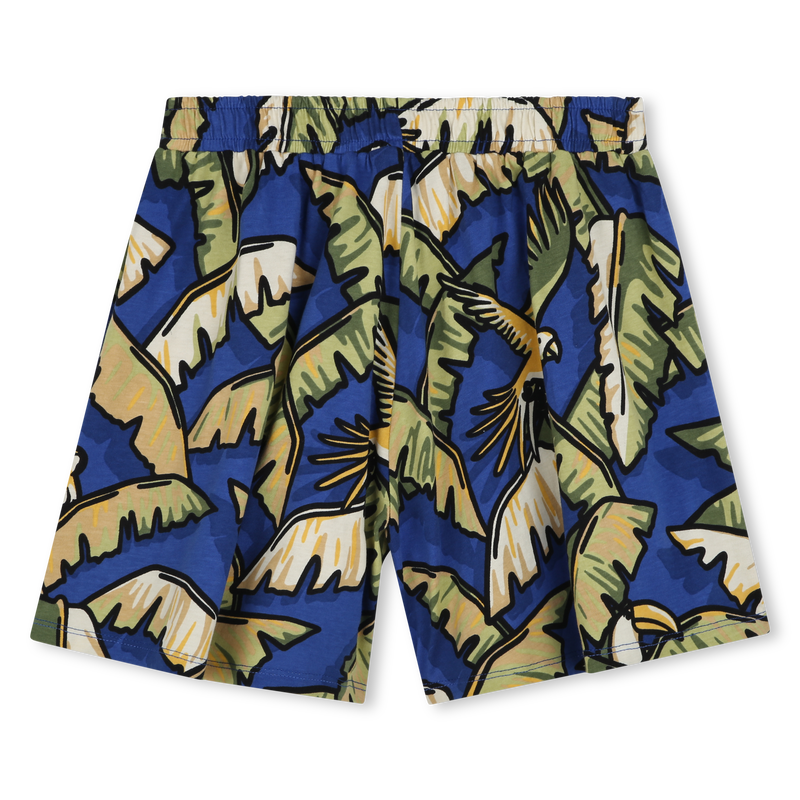 Printed cotton shorts KENZO KIDS 
                        GIRL