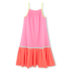 Long two-tone dress BILLIEBLUSH 
                    GIRL