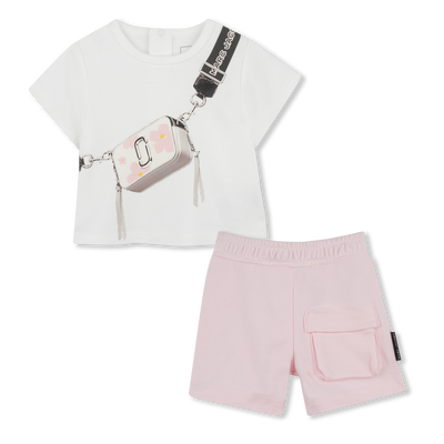 Cotton T-shirt and shorts MARC JACOBS UNISEX