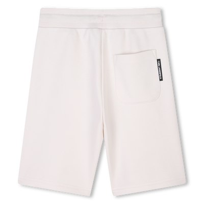 Elasticated cotton Bermudas KARL LAGERFELD KIDS BOY