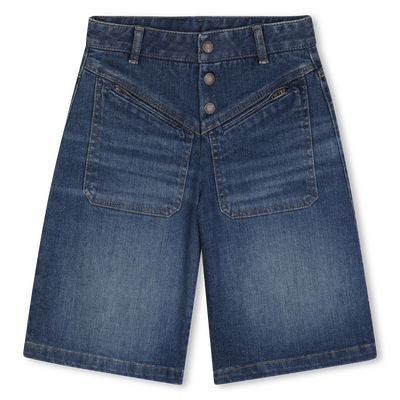 Cotton denim shorts CHLOE GIRL