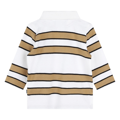 Striped cotton polo shirt BOSS BOY