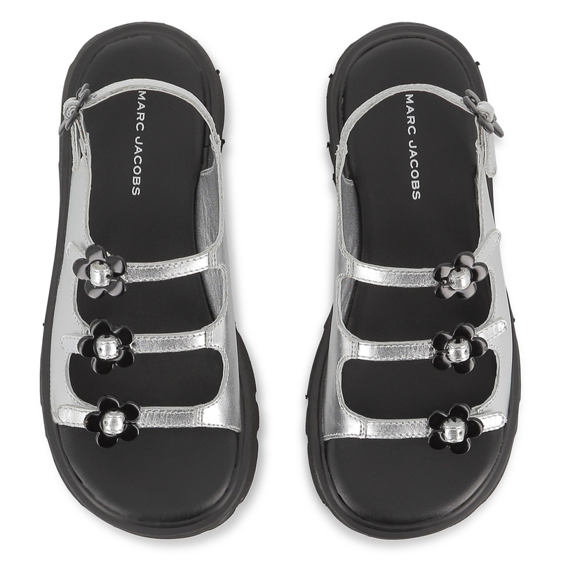 Cowhide leather sandals MARC JACOBS 
                        GIRL
