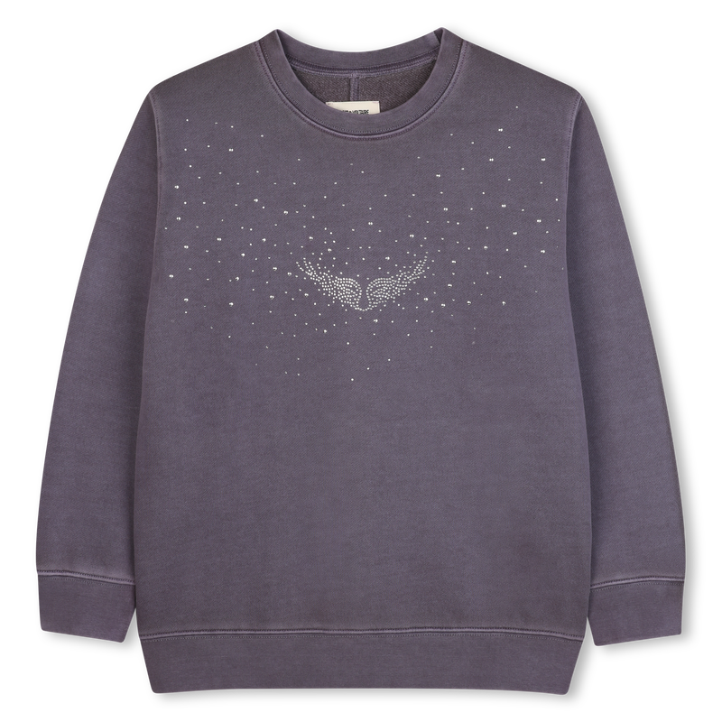 Long sweatshirt with contrasting illustration ZADIG & VOLTAIRE 
                        GIRL