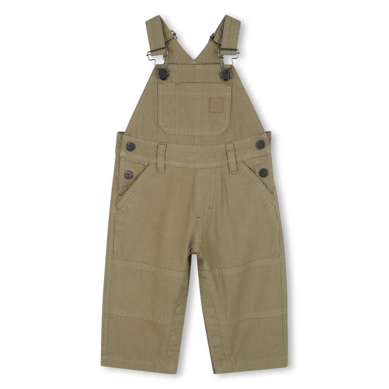 Cotton dungarees with patch pockets TIMBERLAND 
                        BOY