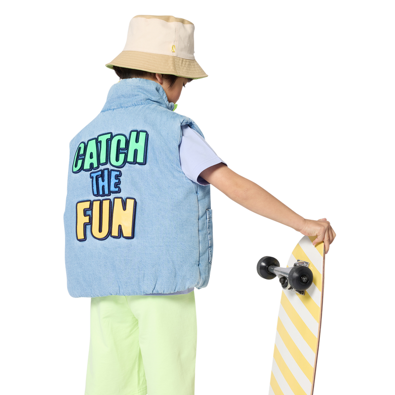 SLEEVELESS DOWN JACKET BILLIEBLUSH 
                        BOY