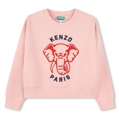 Fleece sweatshirt KENZO KIDS GIRL