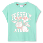 Short-sleeved t-shirt, GREEN, hi-res