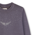 Long sweatshirt with contrasting illustration ZADIG VOLTAIRE 
                    GIRL