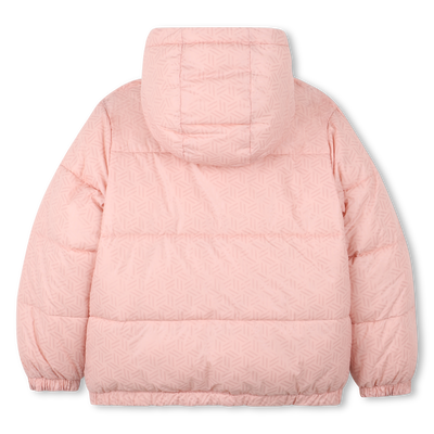 Reversible polyester down jacket KENZO KIDS GIRL