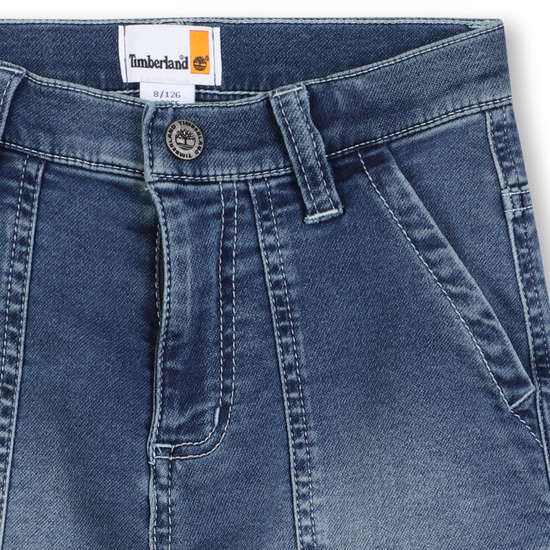 Stretch denim Bermuda shorts TIMBERLAND 
                        BOY