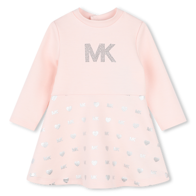 Long-sleeved studded dress MICHAEL KORS GIRL