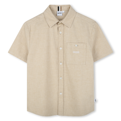 Loose linen and cotton shirt BOSS BOY