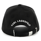 Adjustable cotton cap KARL LAGERFELD KIDS 
                    BOY